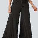  Freya Ruffled Wide Leg Pants with Pockets