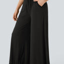  Freya Ruffled Wide Leg Pants with Pockets
