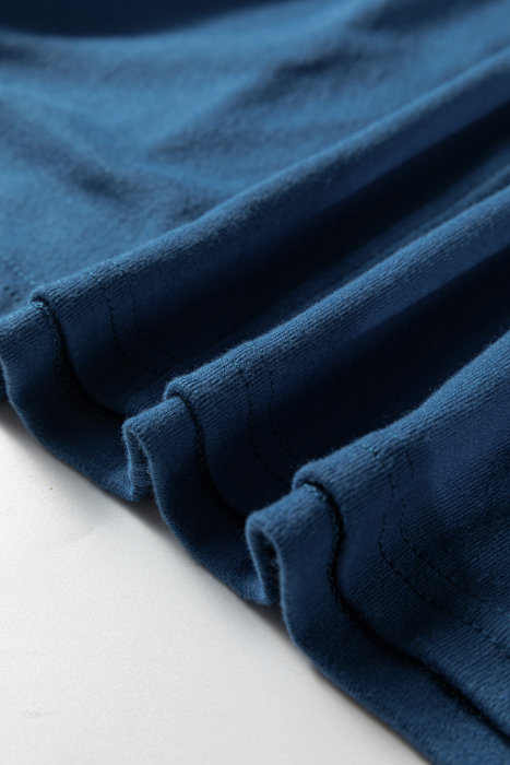 Gabriela Solid Color Patchwork Long Sleeve Top