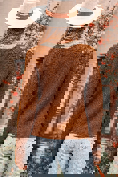 Gabriella Knit Neckline Short Cardigan