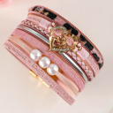  Gabrielle Shaped Magnetic Buckle Bracelet