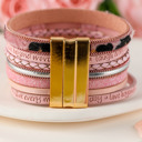  Gabrielle Shaped Magnetic Buckle Bracelet