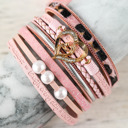  Gabrielle Shaped Magnetic Buckle Bracelet