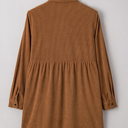  Galilea Corduroy Full Collared PLUS Shirt