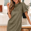  Gemma Sleeve Shift Mini Dress