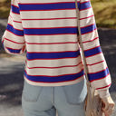  Genesis Stripe Polo Pullover Sweatshirt