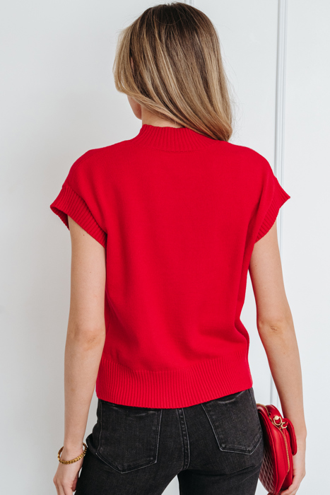 Genevieve Cropped Short Sleeve Sweater