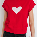  Genevieve Cropped Short Sleeve Sweater