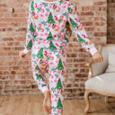  Georgia Pattern Pullover Drawstring Pants