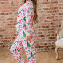  Georgia Pattern Pullover Drawstring Pants