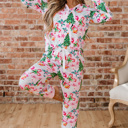  Georgia Pattern Pullover Drawstring Pants