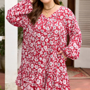  Georgina Balloon Sleeve Relaxed PLUS Dress