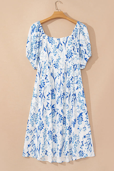 Gia Plus Size Floral Midi Dress