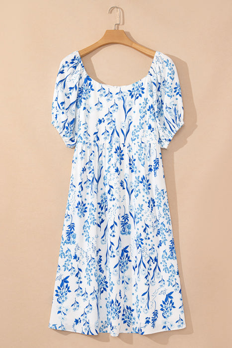 Gia Plus Size Floral Midi Dress