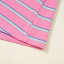  Giana Stripe Textured Knit Long Sleeve Top