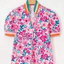  Gianna Floral Short Sleeve Blouse