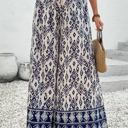  Giovanna Boho Pattern High Waist Wide Leg Loose Pants