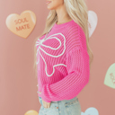  Giselle Knitted Drop Shoulder Sweater