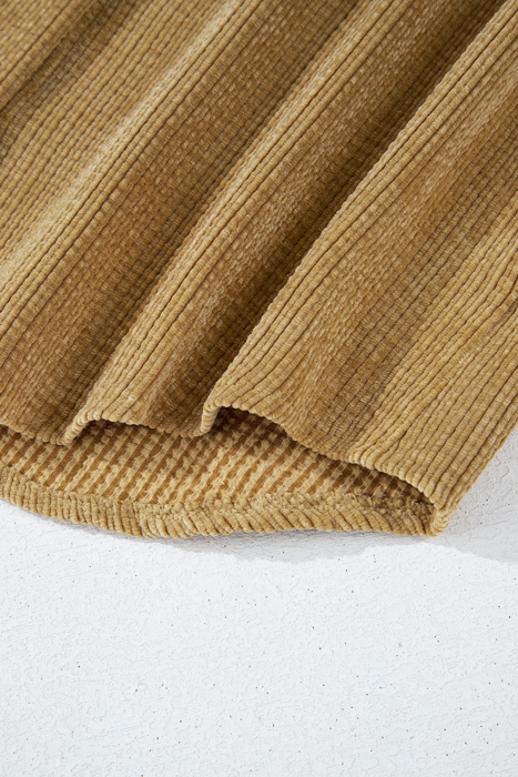 Giuliana Patched Up Corduroy Shacket