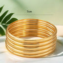 Gold Multi Layer Bangle Bracelet
