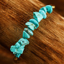  Gold Turquoise Beading Adjustable Bracelet