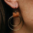 Gold Vintage Hoop Hook Earrings