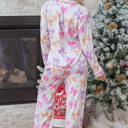  Gracelynn Contrast Piping Trim Shirt