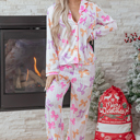  Gracelynn Contrast Piping Trim Shirt