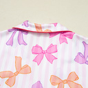  Gracelynn Contrast Piping Trim Shirt