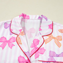  Gracelynn Contrast Piping Trim Shirt