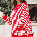  Gracelynn Shoulder Casual Pullover Top