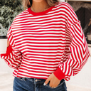  Gracelynn Shoulder Casual Pullover Top