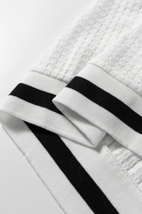 Greta Trim Pullover Waffle Top