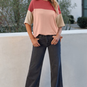  Guinevere Slits Half Sleeve Top