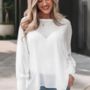  Gwen Sleeve Dolman Blouse Long Sleeve Top