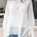  Gwen Sleeve Dolman Blouse Long Sleeve Top