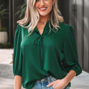  Gwendolyn 3 4 Sleeve Blouse