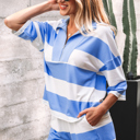  Hadassah Half Zip Oversize Tee