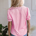  Hadlee Floral Embroidered V Neck Blouse