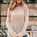  Hadley Crochet Hollow-out Sweater