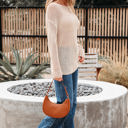  Hadley Crochet Hollow-out Sweater