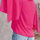  Hadley Flounce Bell Sleeve V Neck Blouse