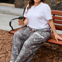  Hadley Patch Drawstring Loose PLUS Pants