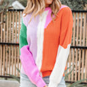  Hailey Textured Knit Drop Shoulder Loose Fit Sweater