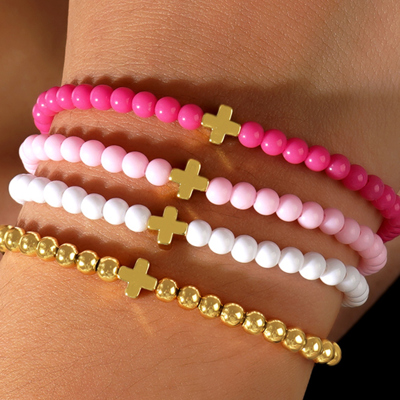 Haisley Layered Elastic Bracelet Set