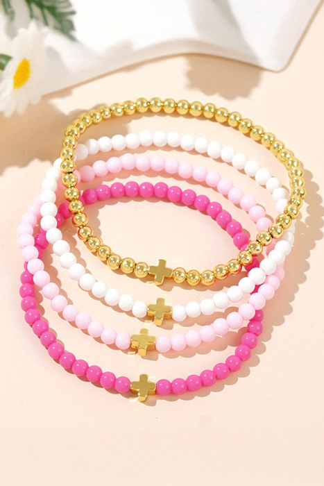 Haisley Layered Elastic Bracelet Set