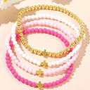  Haisley Layered Elastic Bracelet Set