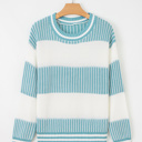 Blue Medium Haley Drop Shoulder Loose Sweater