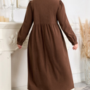  Hallie High Waist Midi PLUS Dress