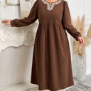  Hallie High Waist Midi PLUS Dress